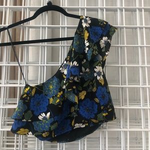 Lost + Wander One Shoulder Floral Top